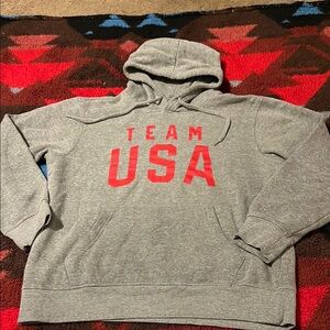 Gray Team USA Hoodie